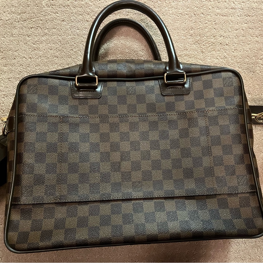 Authentic Louis Viitton Ikar 2way shoulder crossbody bag damier canbas ebene - Picture 2 of 12